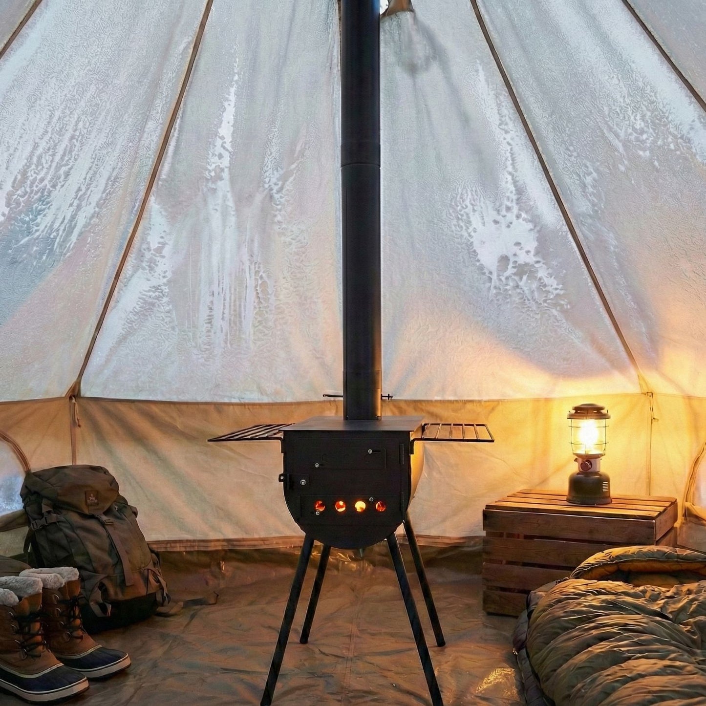 Portable Hot Tent Wood Stove