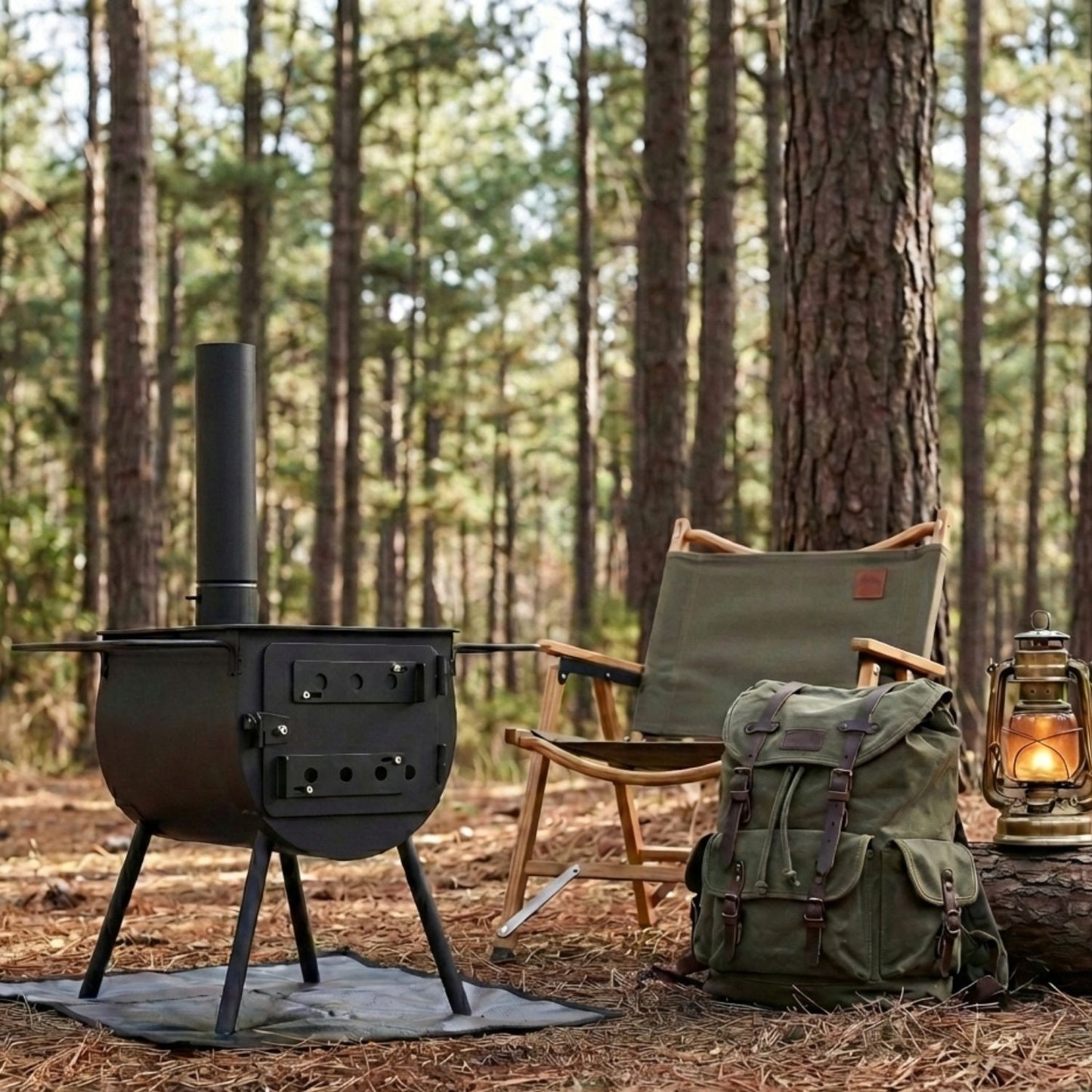 Portable Hot Tent Wood Stove