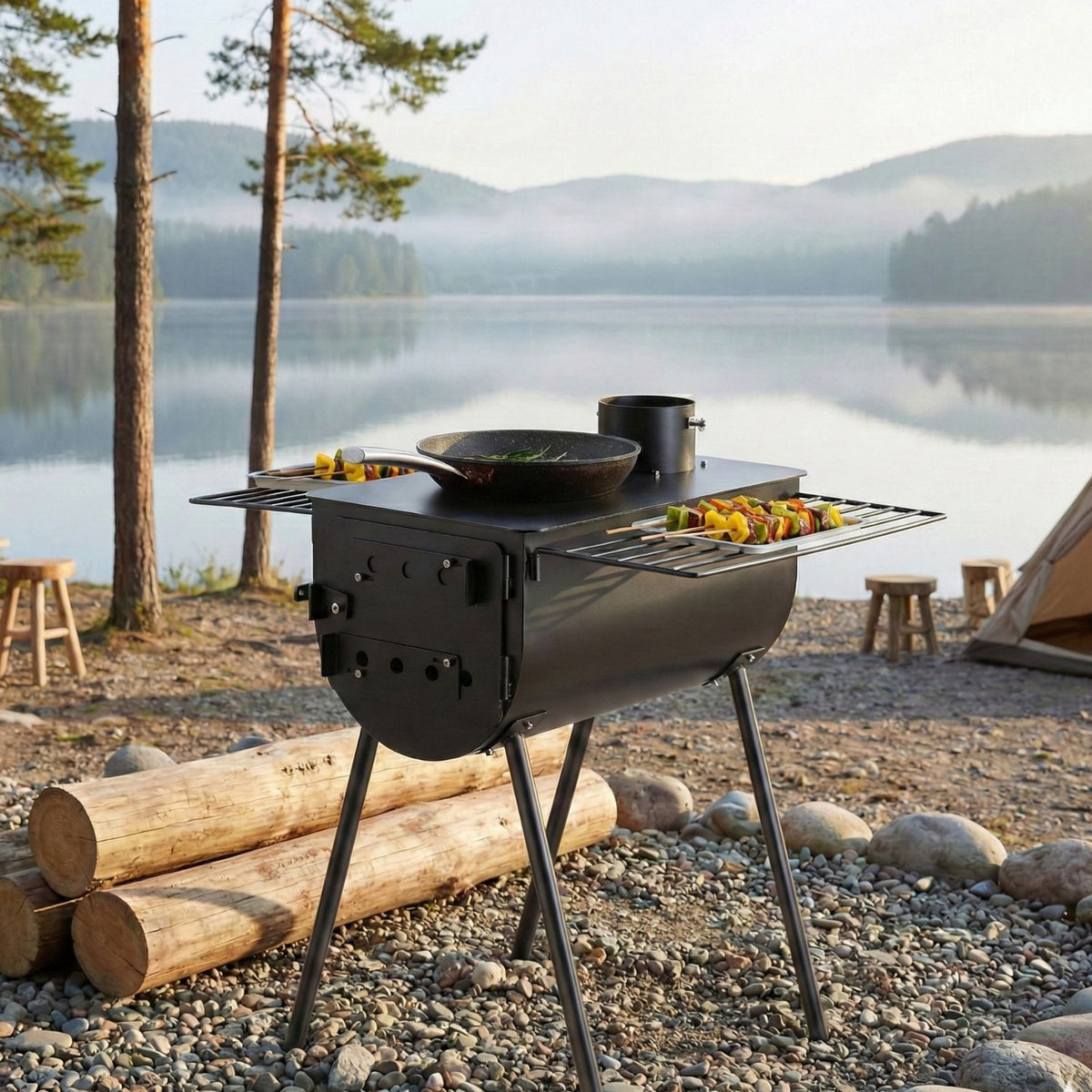 Portable Hot Tent Wood Stove